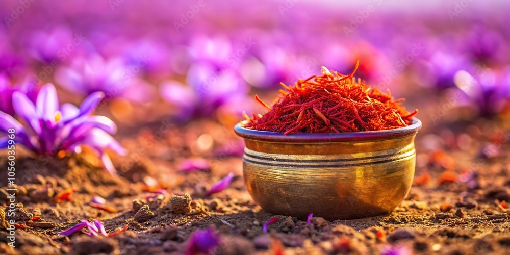 Kashmir saffron fields